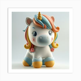 Cute Unicorn 876 Art Print