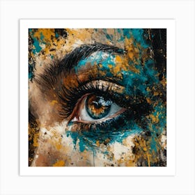 Eye Of A Woman Art Print