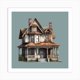 Victorian House Art Print