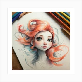 Mermaid 11 Art Print