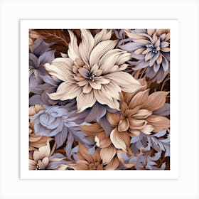 Floral Pattern 7 Art Print