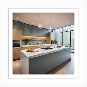 Modern Kitchen Art Print