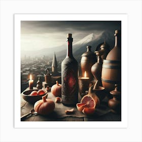 Bottle Of Wine Art Print