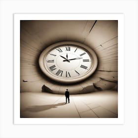 Clock Stock Videos & Royalty-Free Footage Art Print