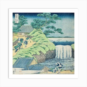 Waterfall By Hirohito Art Print