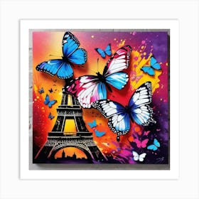 Butterfly Painting 55 Art Print