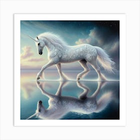 Unicorn - Reflection Art Print