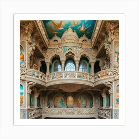 Interior Of A Theatre Art Print