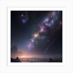 Galaxy Wallpaper Art Print