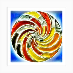 Spiral Of Colors Art Print