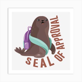 Seal Approval Art Print