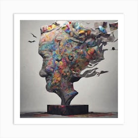 Head Of A Woman Art Print