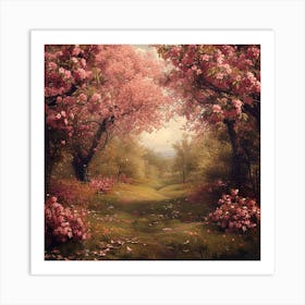 Cherry Blossoms 1 Art Print