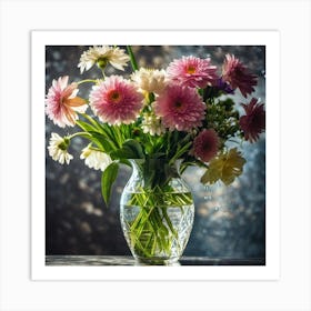 Flowers In A Vase 25 Art Print