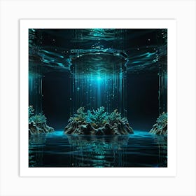 Underwater Scene Art Print