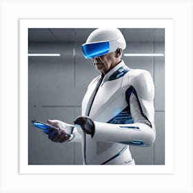 Futuristic Man 29 Art Print