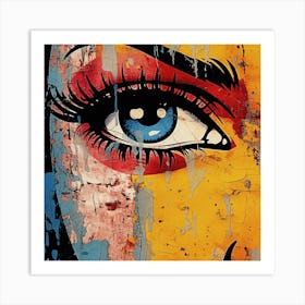 Eye Of A Woman Art Print