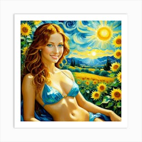 Sunflowerstyyg Art Print