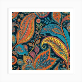 Paisley Pattern 3 Art Print