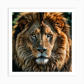 Lion Portrait Art Print