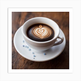 Coffee Latte Art Print