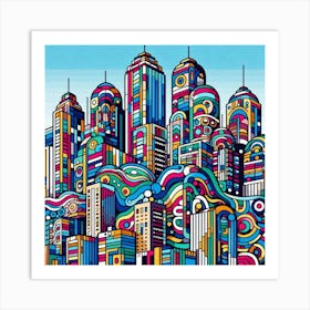 Cityscape 8 Art Print