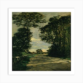 Walk (Road Of The Farm Saint Siméon) (1864) Art Print