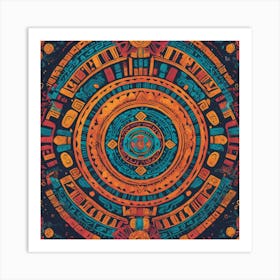 Aztec Pattern Art Print