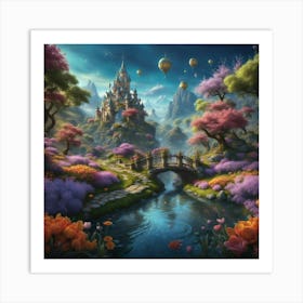 Fairytale Castle 2 Art Print