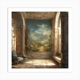 Room In A Castle 7 Art Print