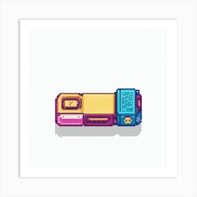 Pixel Art 20 Art Print