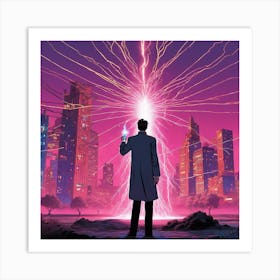 Lightning Bolt 1 Art Print