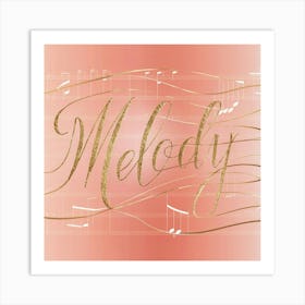 Melody 1 Art Print