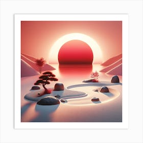 Asian Landscape 2 Art Print