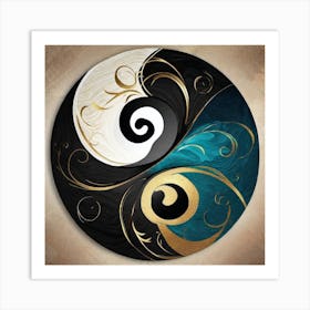 Yin Yang 22 Art Print