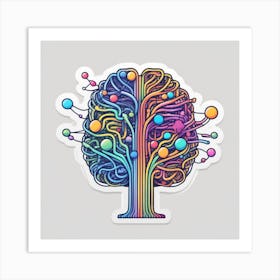 Brain - Sticker 1 Art Print