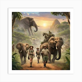 Jumanji Africa Unleashed Art Print 0 Art Print