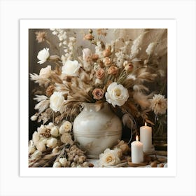 Boho Whispers of Elegance 78 Art Print