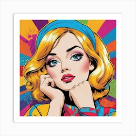 Pop Girl 1 Art Print