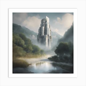 Futuristic City Art Print