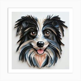 Border Collie Art Print