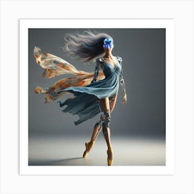 Robot Dancer Art Print