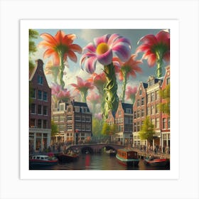 Amsterdam Flowers Art Print