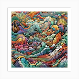 storm-tossed thoughts Art Print