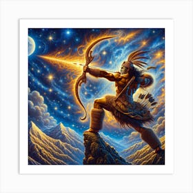 Artiphoria Maori Warrior With B Art Print