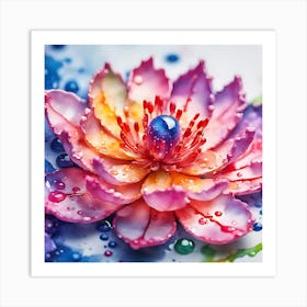 Lotus Flower Art Print