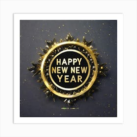 Happy New Year 60 Art Print