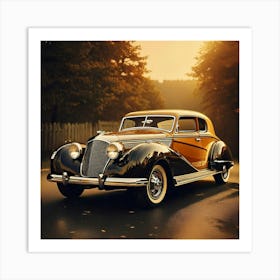 Firefly Timeless Elegance Of A Classic Vintage Car 30309 (4) Art Print