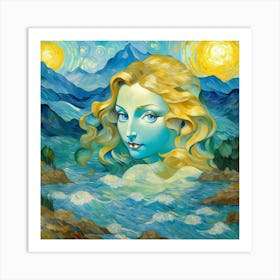 Starry Night hjj Art Print