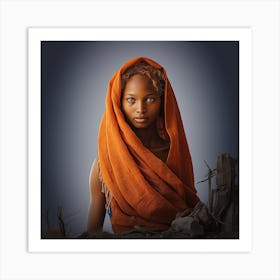 Portrait Of An African Woman Art Print